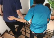 避難訓練の様子